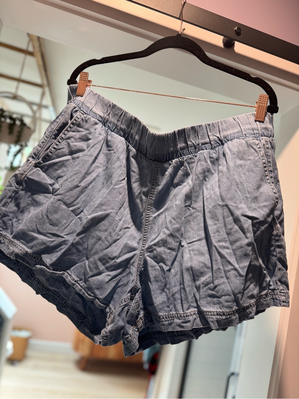 torrid Light Blue High-Waist Casual Shorts